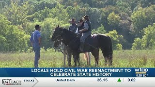 Locals hold Civil War Reenactment