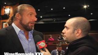 Peter Rosenberg Interviews Triple H Days before Wrestlemania