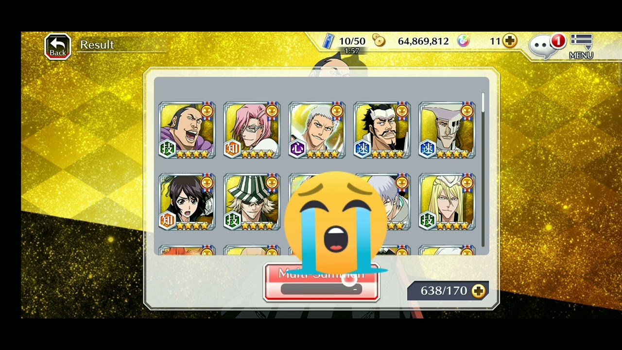 Bleach Brave Souls || Just random BBS ticket summons | 780 tickets |