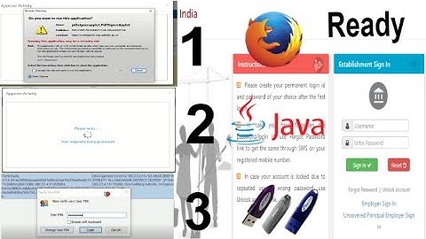 How to solve EPFO digital signature approval java error
