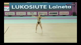 Lukosiute Laineta Ltu - 2023 Juniors European Championships In Aerobic Gymnastics, Iw Quali