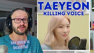 Wonderful Voice Taeyeon 태연 - Killing Voice 킬링보이스를 - Reaction