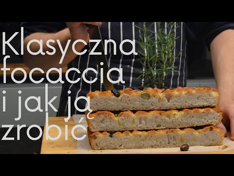 Wideo: Focaccia Z Oliwkami I Rozmarynem