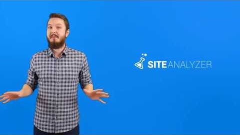 Welcome to Site Analyzer the all-in-one SEO tool