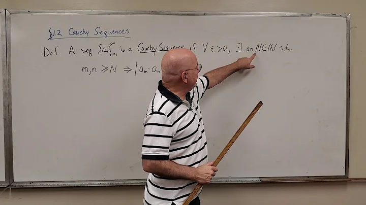 Real Analysis I (lec 1.2.A) Cauchy Sequences