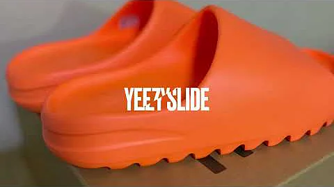 YEEZY SLIDE ENFLAME ORANGE & YEEZY SLIDE RESIN Unboxing (review-real)