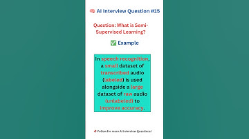 What is Semi-Supervised Learning? #machinelearning #ai