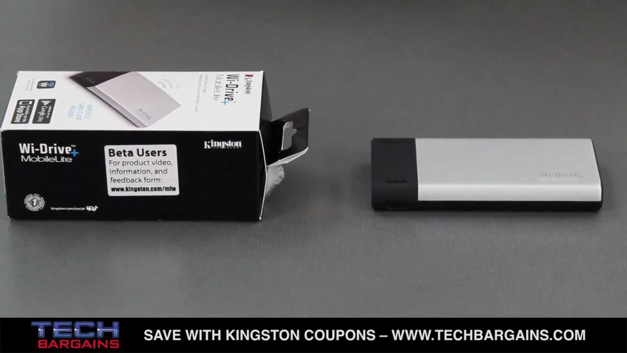 Kingston MLWG3//64ER MobileLite Wireless Pro card reader USB 2.0//Wi-Fi//Ethernet