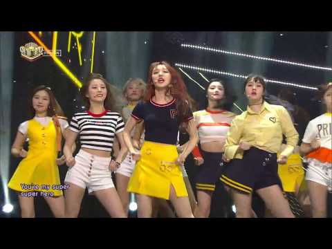 《EXCITING》PRISTIN 프리스틴 - WEE WOO at Inkigayo 170409 kpopchannel.tv