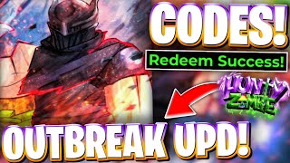 🎊*OUTBREAK* CODES FOR HUNTY ZOMBIE (HZ)! ROBLOX HUNTY ZOMBIE CODES FOR OUTBREAK REWORK UPDATE 51
