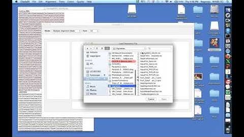 Week 4 Video 3 Multiple Sequence Alignment Using ClustalX