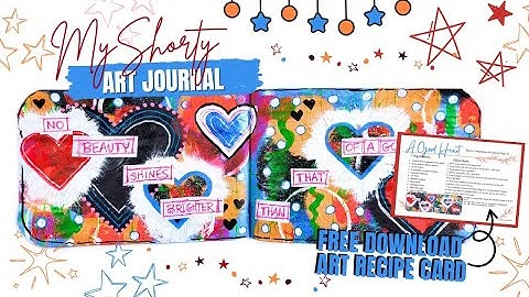 Lots of Layers | Half Sized Composition Notebook Art Journal