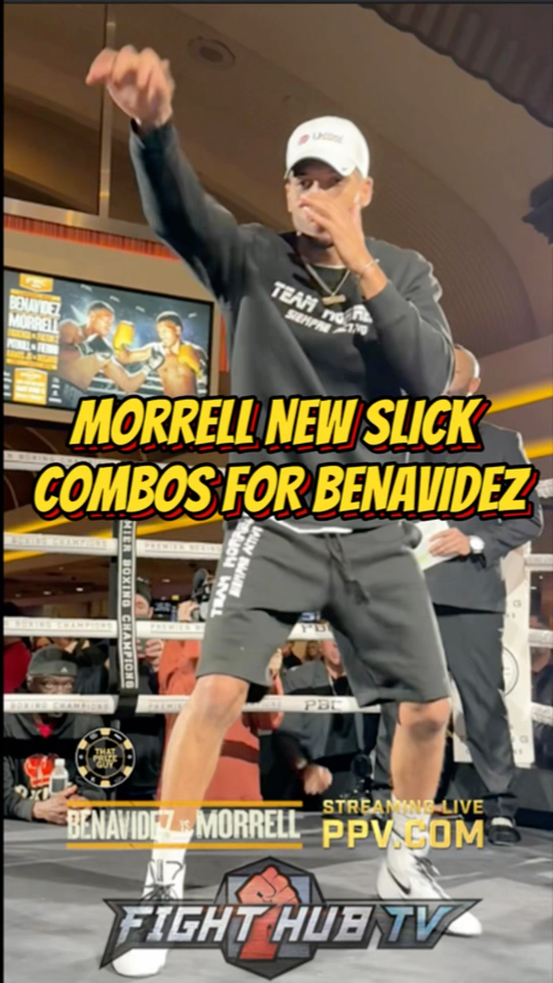 David Morrell DISPLAYS SLICK COMBOS \u0026 CRISP FOOTWORK at open workouts!