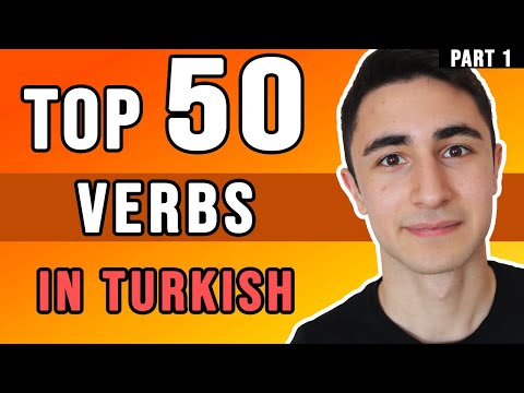 Most Common 50 Verbs in Turkish - Part 1