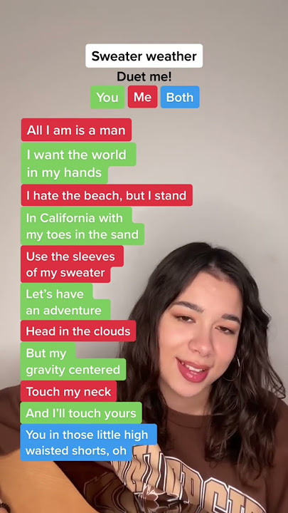 sweater weather - the neighbourhood 🎤 #karaoke #duet #sweaterweather #theneighbourhood #singing