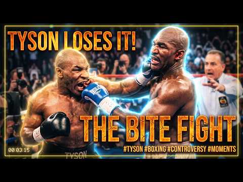 When Mike Tyson Bite Like a Dog & Can’t Lose like A men:  #miketyson #tyson 