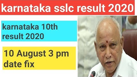 SSLC RESULT 2020 DATE |karnataka 10th result 2020 date |karnataka sslc result 2020 declare date