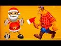Дед МОРОЗ или Санта АНТИСТРЕСС #56 Новогодний Эксперимент Кида с игрушкой Kick the Buddy #КРУТИЛКИНЫ