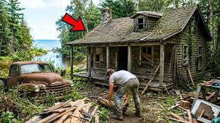 Kicked Out by Mom, He Restored an Abandoned Lake House—Then Found a Fortune Inside the Wall