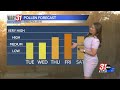 Pollen levels high this week across the Tennessee Valley