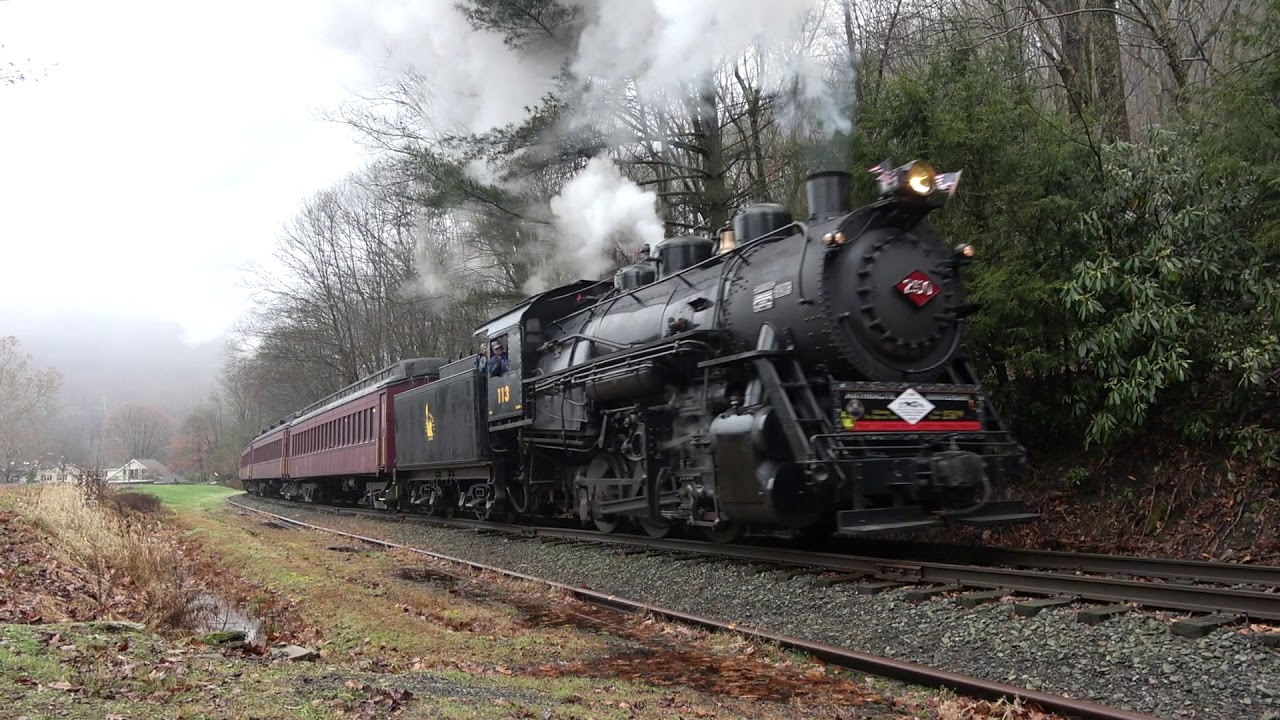 Minersville Steam Santa Train Rides Feat. CNJ 113 YouTube