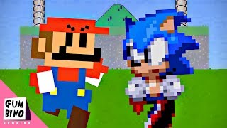 Gumbino: Video Game Competition (S01E02) Mario vs Sonic