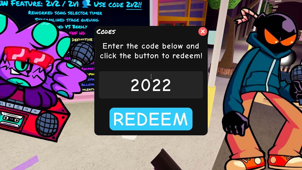 (12 CODES) Roblox Funky Friday (FEBRUARY 2022) ALL *NEW* CODES! 😁😁