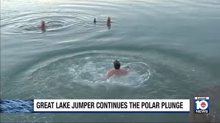 Great lake jumper continues the polar plunge