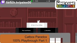 Catbox Paradox 100% Journey Part 1 - Precise Cat-Based Platforming in Black & White! #IGCShowcase screenshot 5