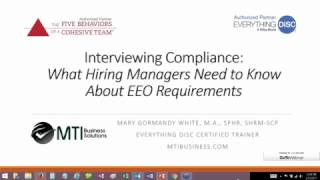 Interviewing Compliance: What Hiring Managers Need to Know About EEO Requirements