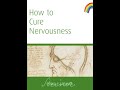 How to Cure Nervousness by Rudolf Steiner