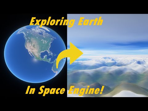 Exploring Earth🌎 in Space Engine🌌✨!