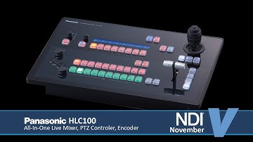 Panasonic All In One Live Mixer, PTZ Controller, & Encoder