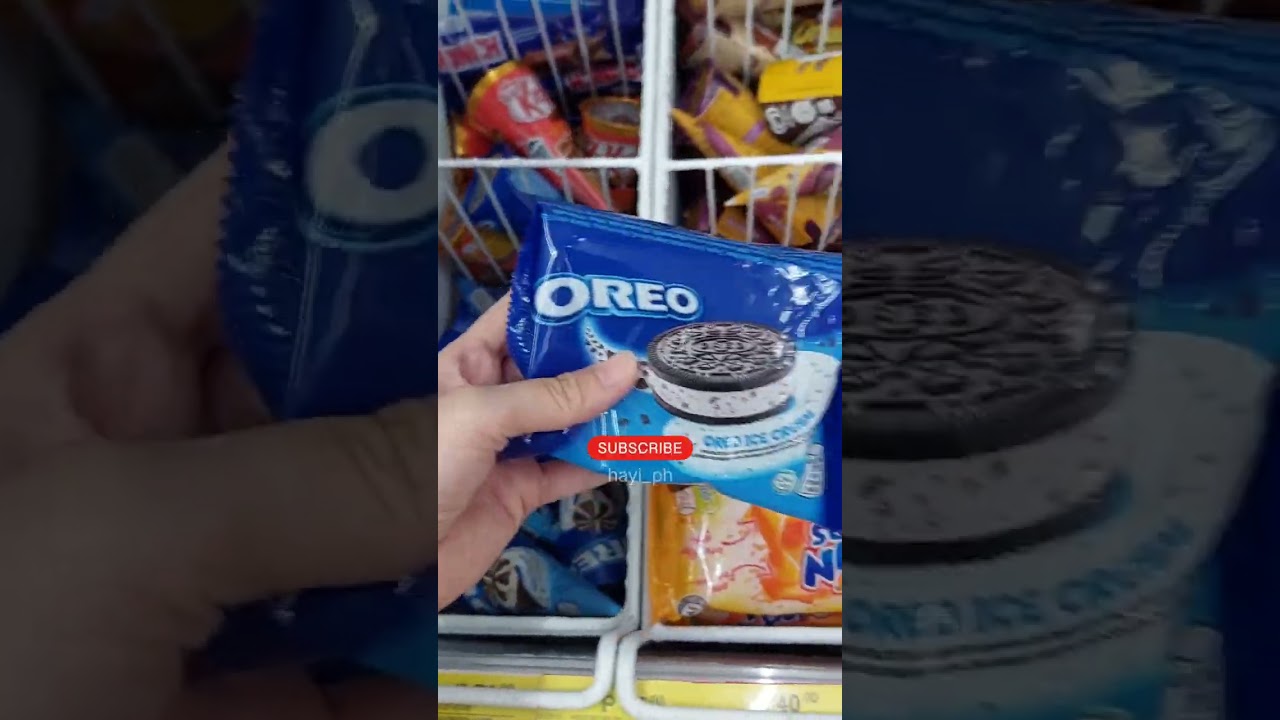 Oreo ice cream sandwich 