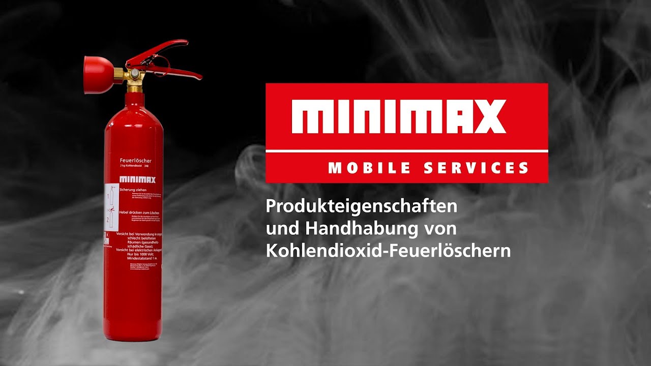 Handhabung Kohlendioxid-Feuerlöscher 