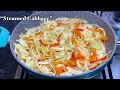 Jamaican Steamed Cabbage || Jamaican Stir fry Cabbage  || TERRI-ANN’S KITCHEN