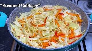 Jamaican Steamed Cabbage || Jamaican Stir fry Cabbage  || TERRI-ANN’S KITCHEN