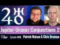 Jupiteruranus conjunctions in history part 2