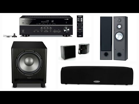 Yamaha HTR-3072, NS-8390, Polk Audio TL1, Mission QX-12 & Jamo A102 - Basic Home Audio/Theater