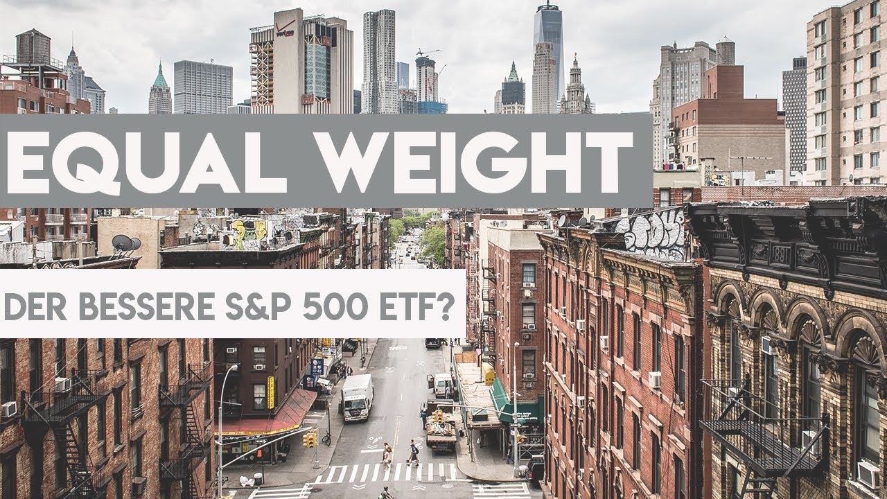 Xtrackers S&P 500 Equal Weight ETF Der ETF der das Beste aus dem S&P