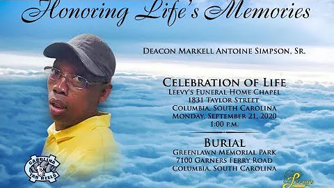 Deacon Markell Antoine Simpson, Sr. -September 21,...
