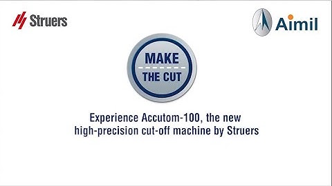 Accutom 10/ 100 - Automatic Precision Cutting Machine for Special Applications