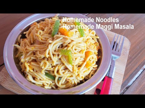മാഗിയില്ലാതെ  മാഗി നൂഡിൽസ്  || Homemade Noodles||Homemade Maggi Masala Powder ||Anu&rsquo;s Kitchen