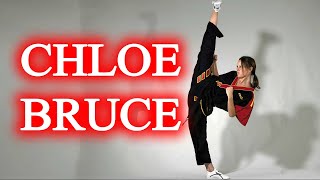 Боевая красавица Хлоя Брюс. Fighting beauty Chloe Bruce.