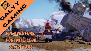 fin de notre aventure fortnite lego star wars ( épave + grotte des glace star wars ) épisode 4