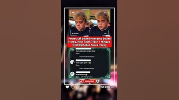 Edi Sound: Gak Tidur Seminggu Demi Suara Horeg!🔥 #shortvideo #trendingshorts #ytshorts