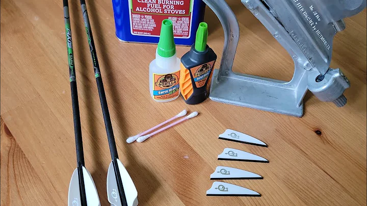 Fletching Q2i Fusion vanes with bitzenburger jig