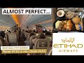 Etihad airways economy class trip report  boeing 777300er  rome to abu dhabi  4k