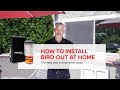 How to install the birdout aromatic bird repellent kit at home  bird b gone