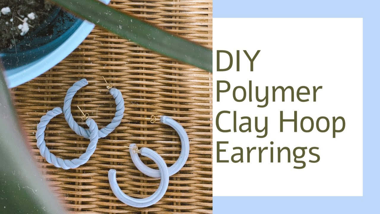 IGTV: Polymer Clay Hoop Earrings Tutorial 